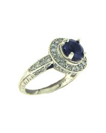 Circular Sapphire Ring